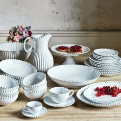 Eve White Bobble Tableware