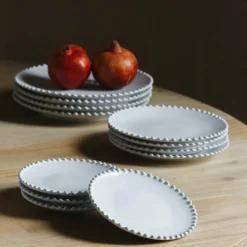 Eve White Bobble Tableware