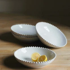 Eve White Bobble Tableware
