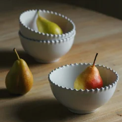 Eve White Bobble Tableware