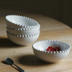 Eve White Bobble Tableware