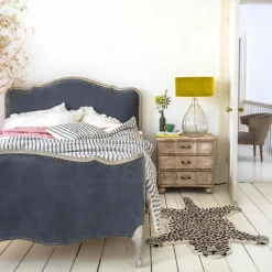 Evelyn Grey Velvet Beds