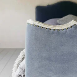 Evelyn Grey Velvet Beds