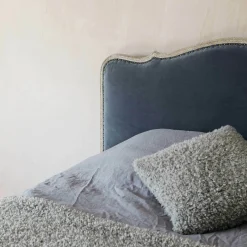 Evelyn Grey Velvet Beds