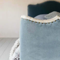 Evelyn Grey Velvet Beds