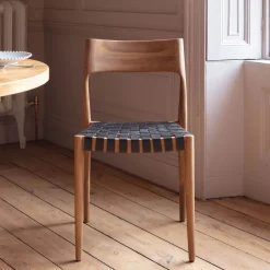 Everly Black Leather Chair