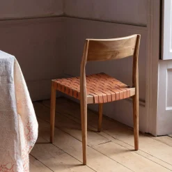 Everly Brown Leather Chair