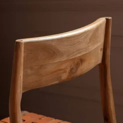 Everly Brown Leather Chair