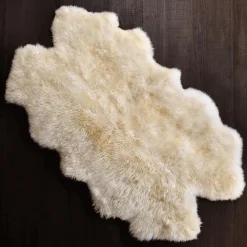 Extra Large Quad Ivory Sheepskin