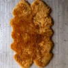 Extra Large Quad Mustard Sheepskin