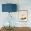 Extra Large Round Clear Glass Lamp