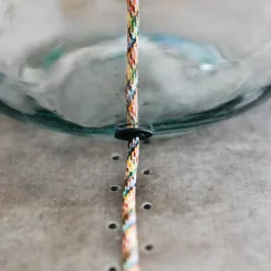 Extra Large Round Clear Glass Lamp