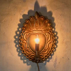 Ex-Voto Antiqued Gold Wall Light