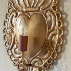 Ex-Voto Antiqued Gold Wall Light
