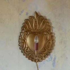 Ex-Voto Antiqued Gold Wall Light