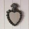 Ex-Voto Dark Heart Wall Mirror