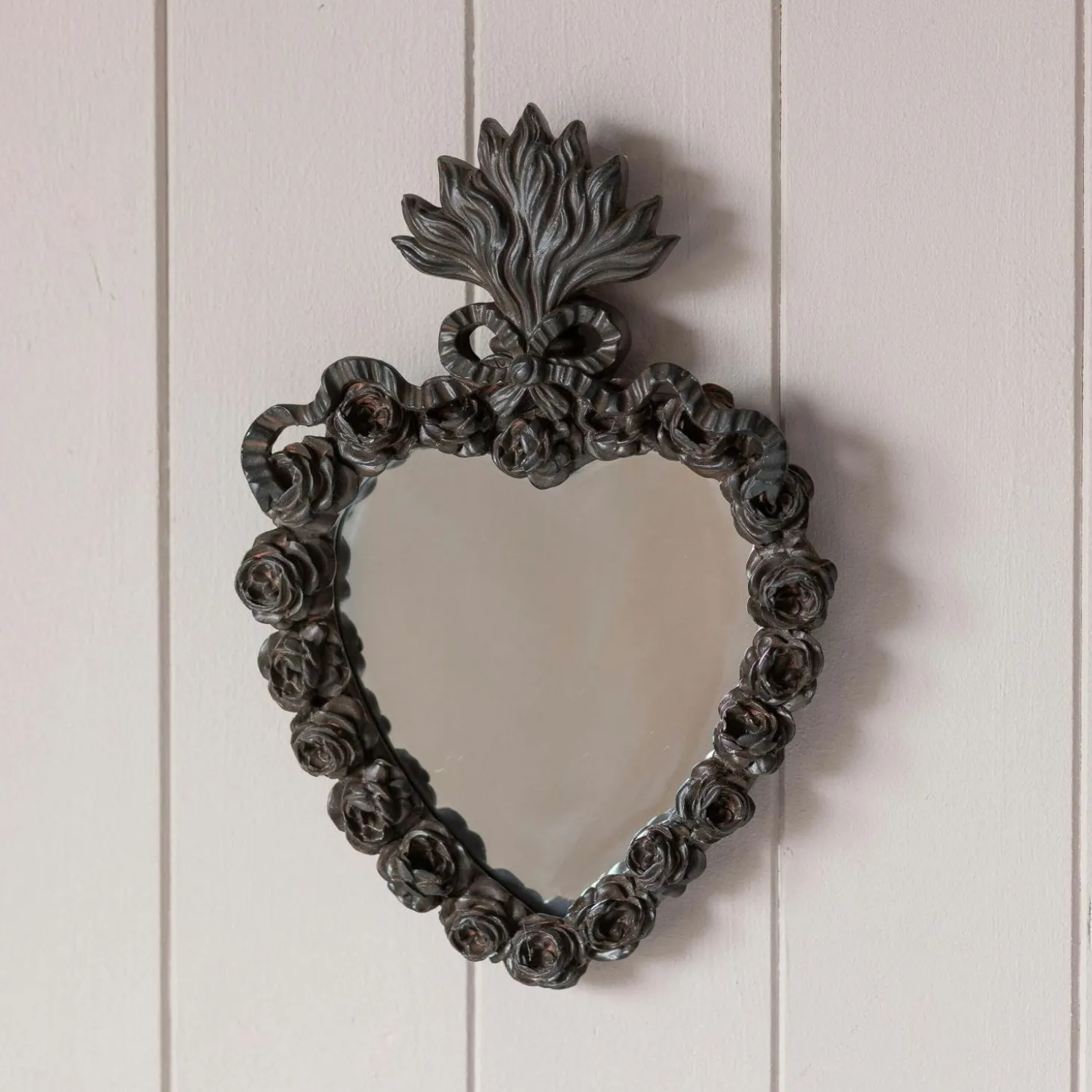 Ex-Voto Dark Heart Wall Mirror