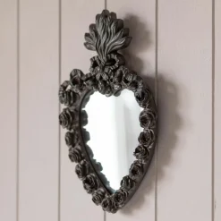 Ex-Voto Dark Heart Wall Mirror