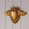 Ex-Voto Gold Heart and Wings