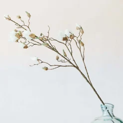 Faux Ivory Magnolia Branch