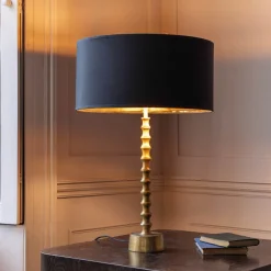 Femi Antique Brass Table Lamp