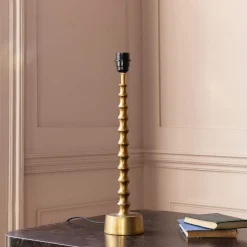 Femi Antique Brass Table Lamp