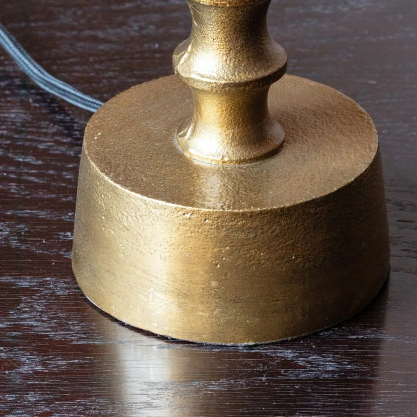 Femi Antique Brass Table Lamp