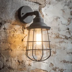 Finsbury Charcoal Wall Light