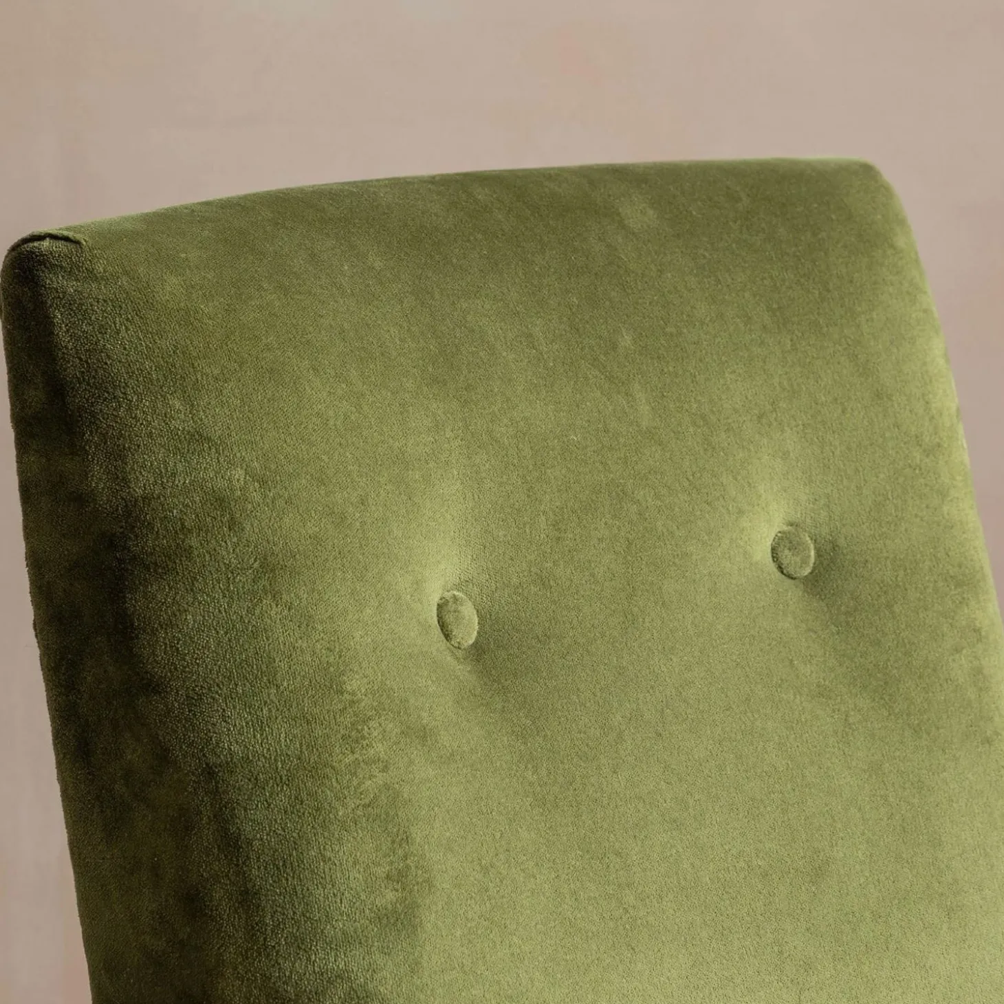 Fitzroy Olive Green Velvet Armchair