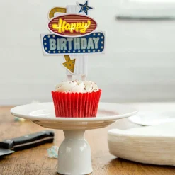 Flashing Cake Topper