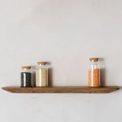 Floating Wood Shelf 60cm