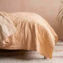 Floral Block Printed Quilts