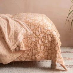 Floral Block Printed Quilts