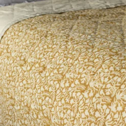 Floral Block Printed Quilts