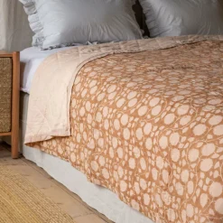 Floral Block Printed Quilts
