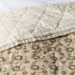 Floral Block Printed Quilts