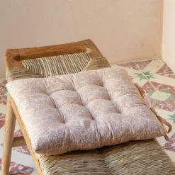 Floral Block Printed Seat Pads