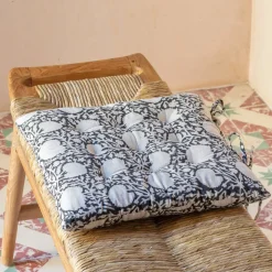 Floral Block Printed Seat Pads