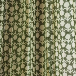 Floral Block Printed Single Curtains