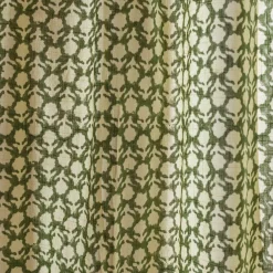 Floral Block Printed Single Curtains