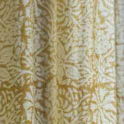 Floral Block Printed Single Curtains