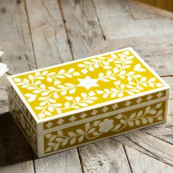 Floral Inlay Boxes