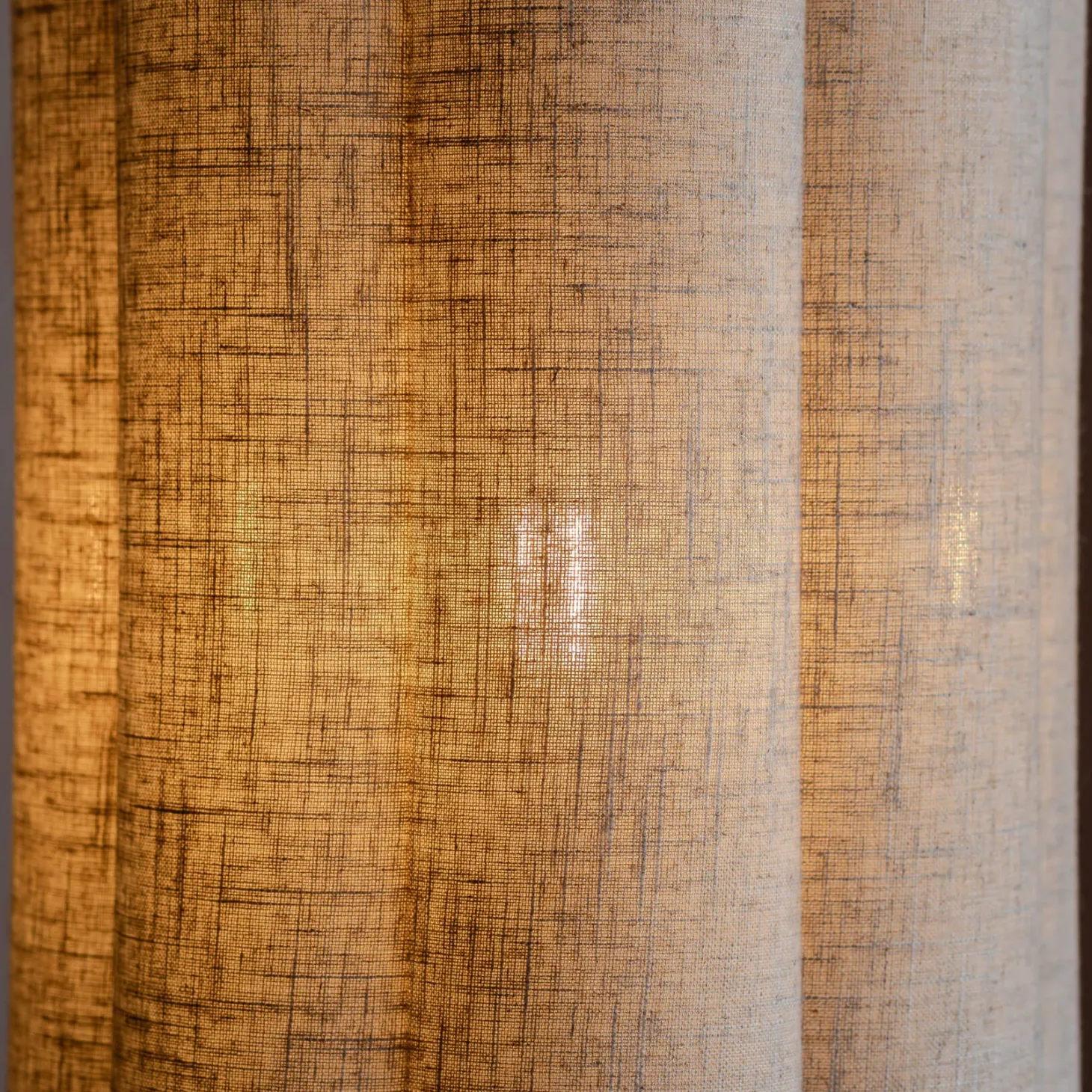 Fluted Fabric Floor Lamp