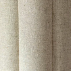 Fluted Natural Linen Wall Lamp