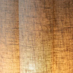Fluted Natural Linen Wall Lamp