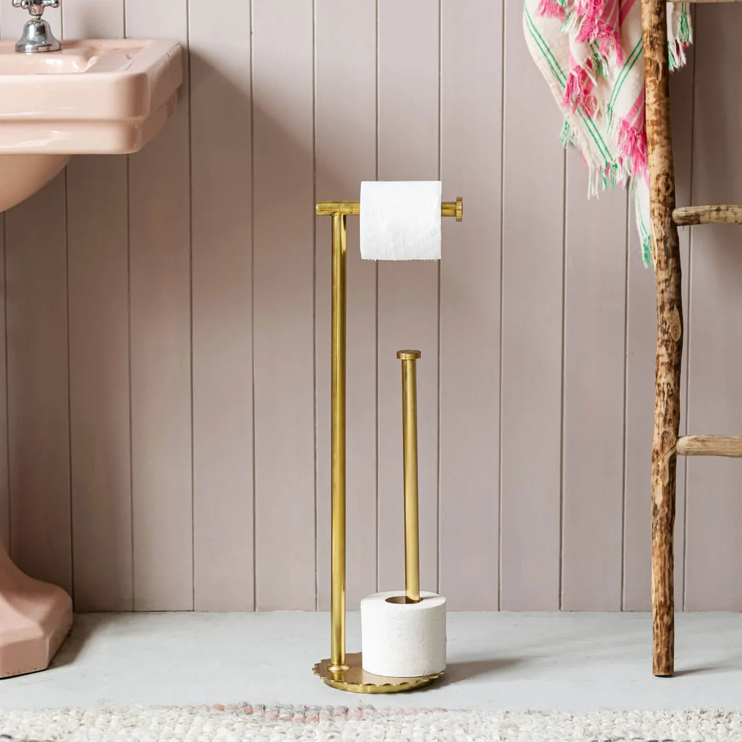 Fosse Free Standing Toilet Roll Holder