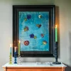 Framed Anemone Pressed Flowers