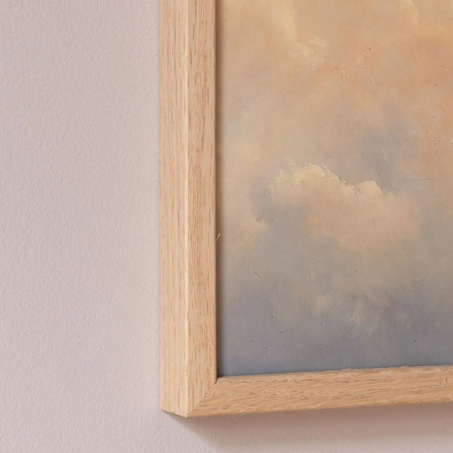 Framed Dark Clouds Print
