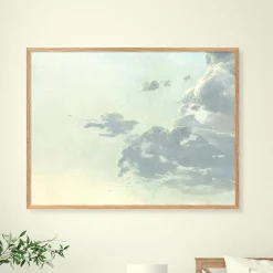 Framed Evening Clouds Print