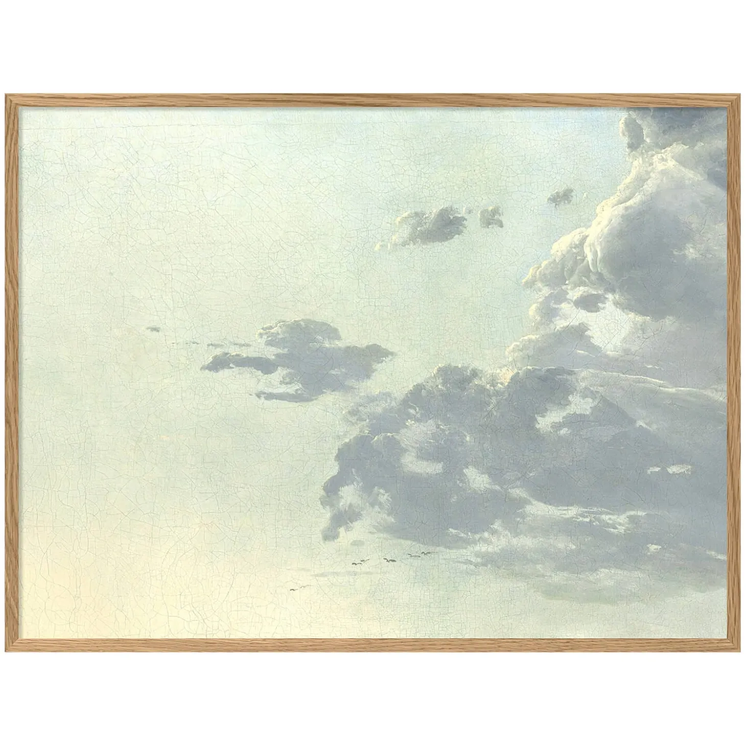 Framed Evening Clouds Print